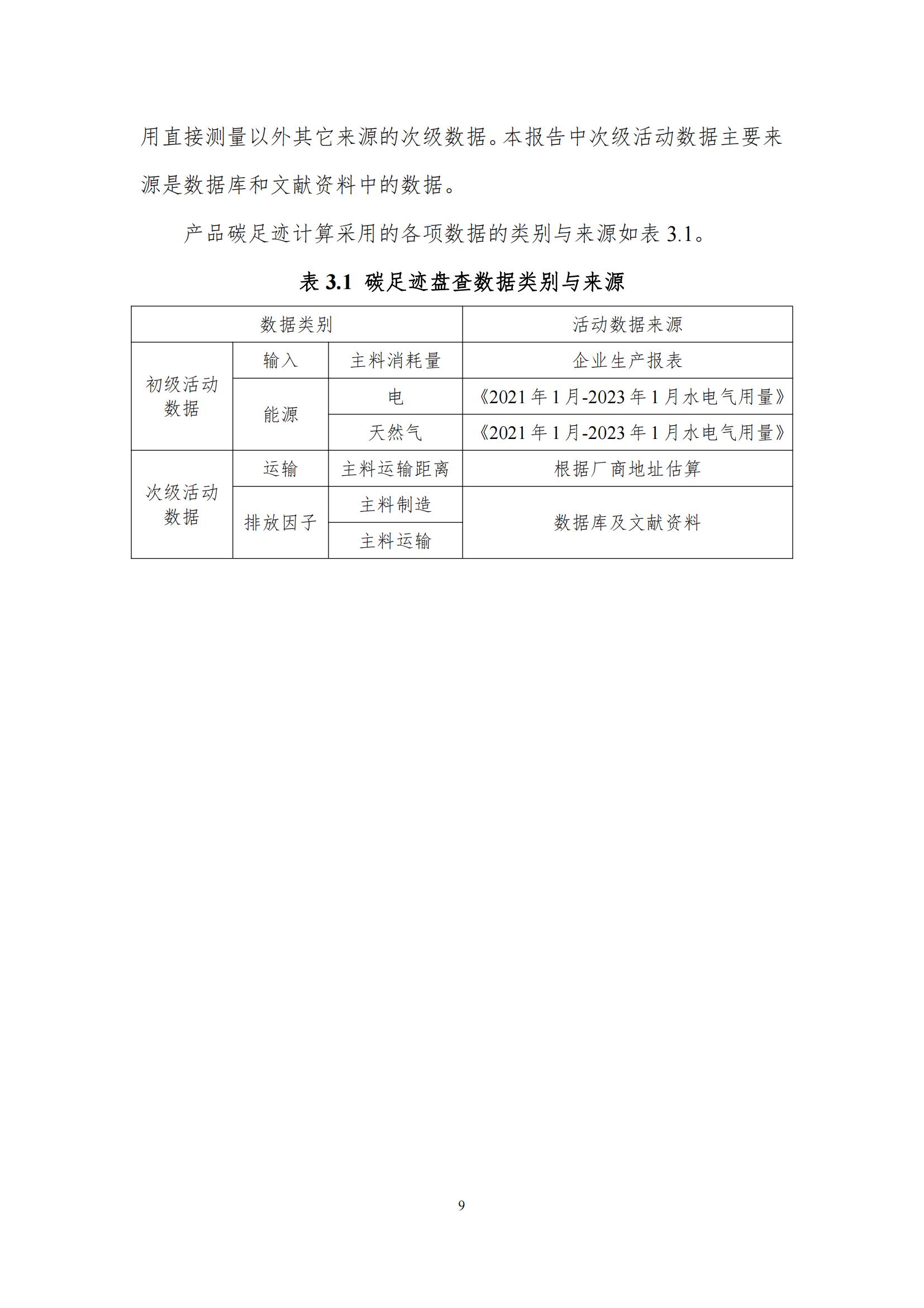 《郑州米兰(中国)乳制品有限公司产品碳足迹报告》公示
