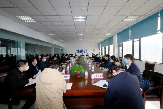 省委统战部副部长张红林一行莅临米兰(中国)乳业集团 调研复工复产暨二七区民营经济发展工作座谈会