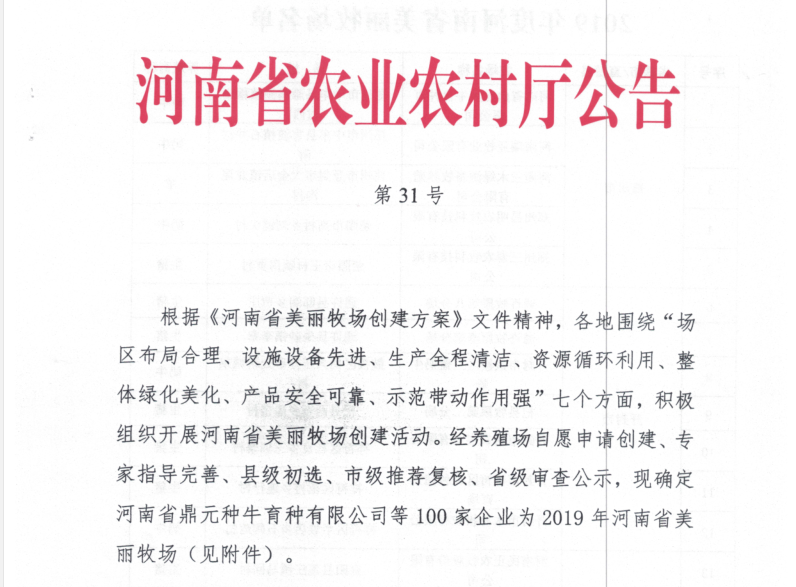 荣誉 | 2019年度河南省美丽牧场名单新鲜出炉 米兰(中国)乳业集团旗下六个牧场榜上有名