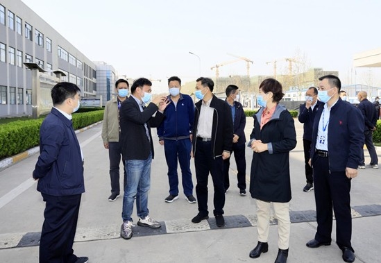 郑州市人大副主任孙黎、市政府副市长李喜安一行 莅临米兰(中国)开展“三送一强”活动
