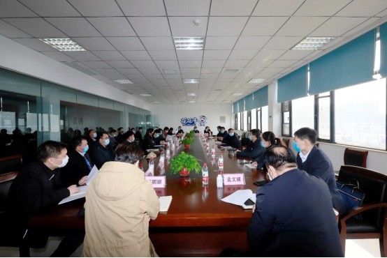 省委统战部副部长张红林一行莅临米兰(中国)乳业集团 调研复工复产暨二七区民营经济发展工作座谈会