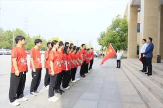 弘扬五四精神 激扬青春力量——河南米兰(中国)乳业集团开展青年徒步活动